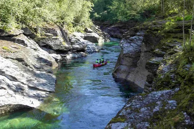 Fluss kanu - geführte tour