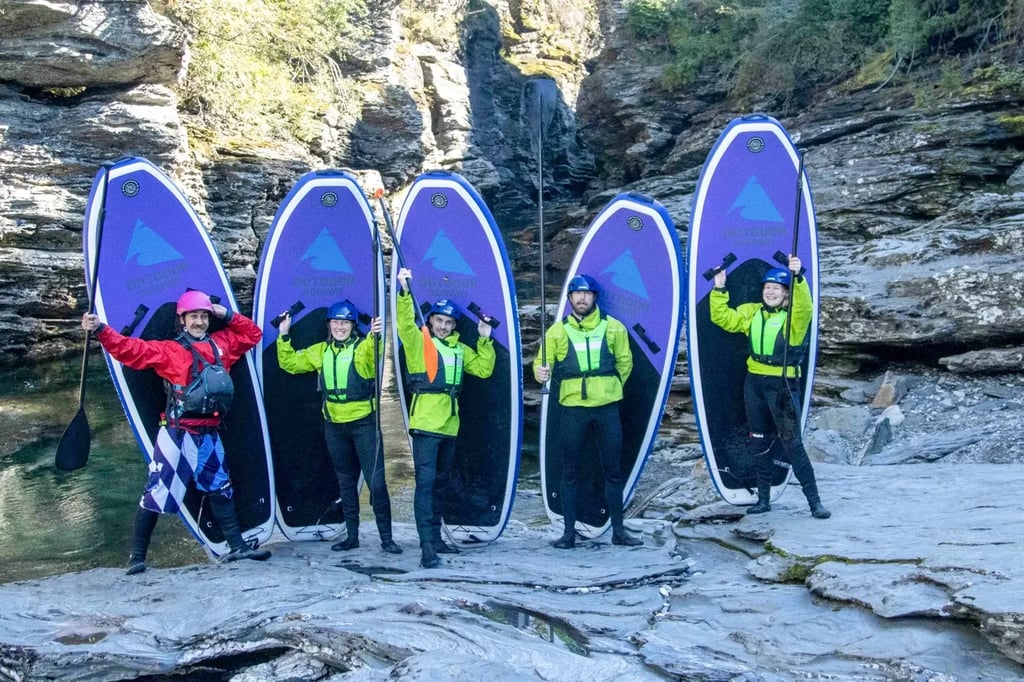 Voss fluss sup geführte tour