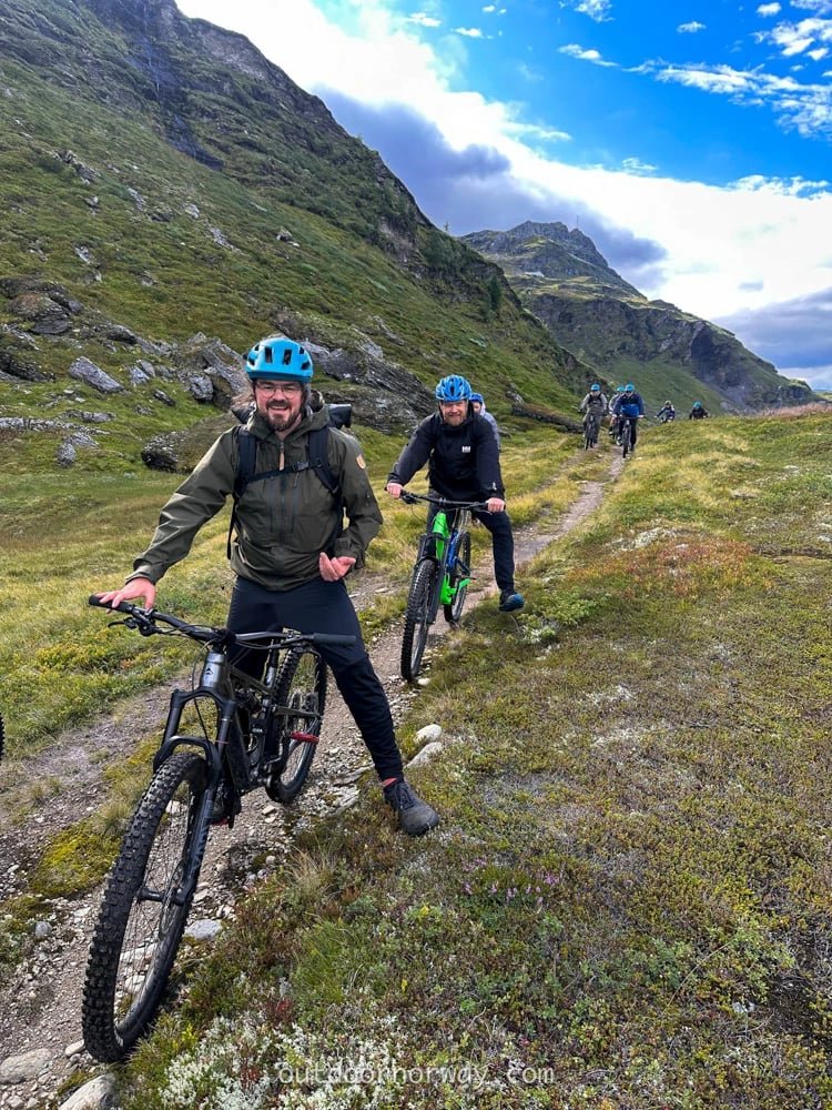 Mountainbike tour in norwegen