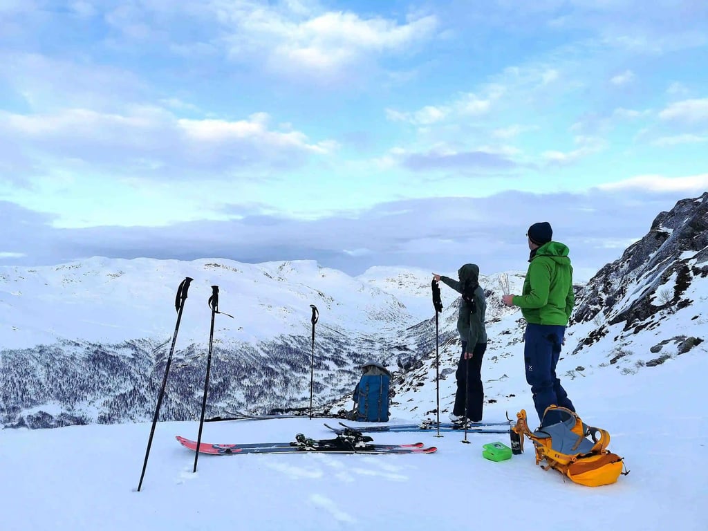 7 tage skifahren in fjord norwegen aurora in tromsø