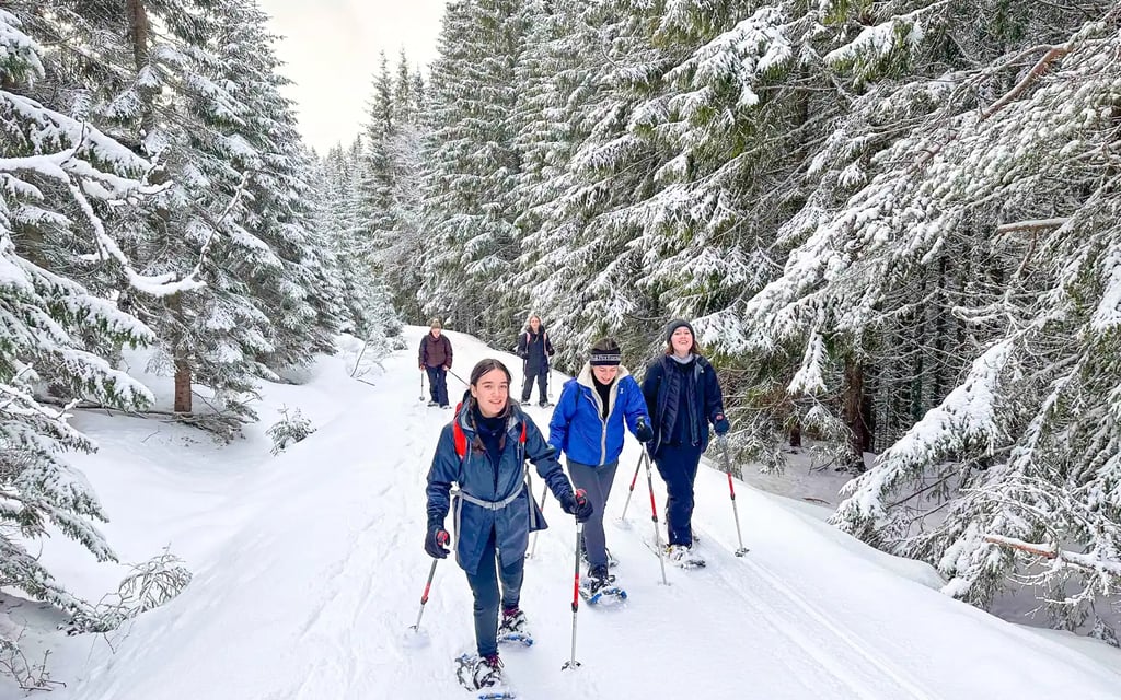 Schneeschuhe in Voss mit Outdoor Norway