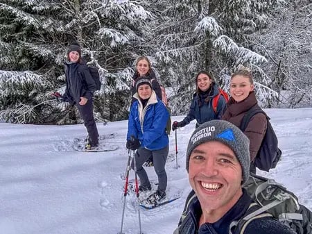 Schneeschuhe in Voss mit Outdoor Norway