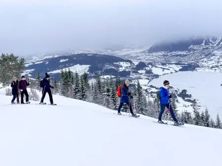 Schneeschuhe in Voss mit Outdoor Norway