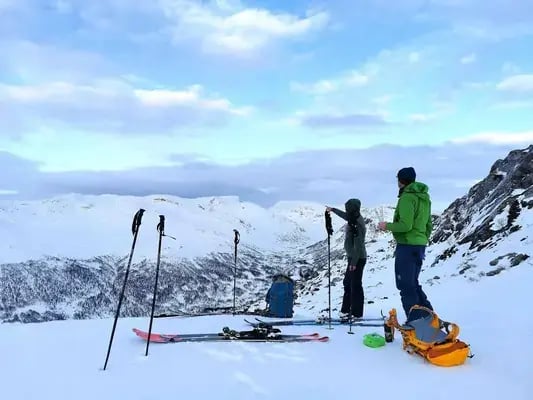 Tage skifahren in fjord norwegen and aurora in tromsø