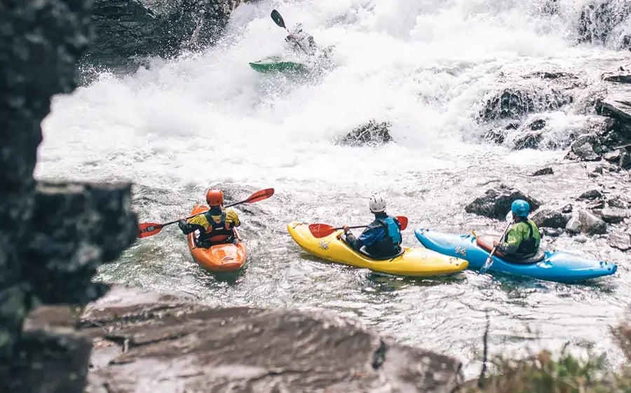 Einsteigerkurs Flusskajak