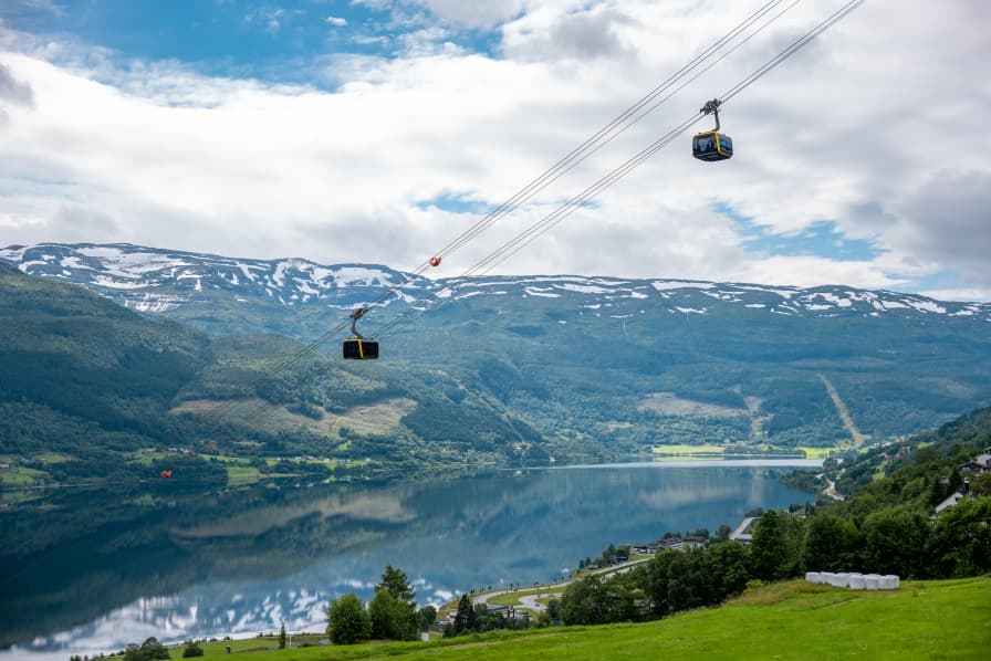 Voss extreme sport hauptstadt Norwegen Voss Gondola