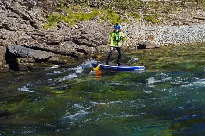 Voss fluss sup geführte tour