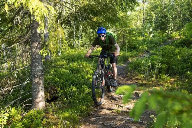 Ihre mountainbike technik zu verbessern