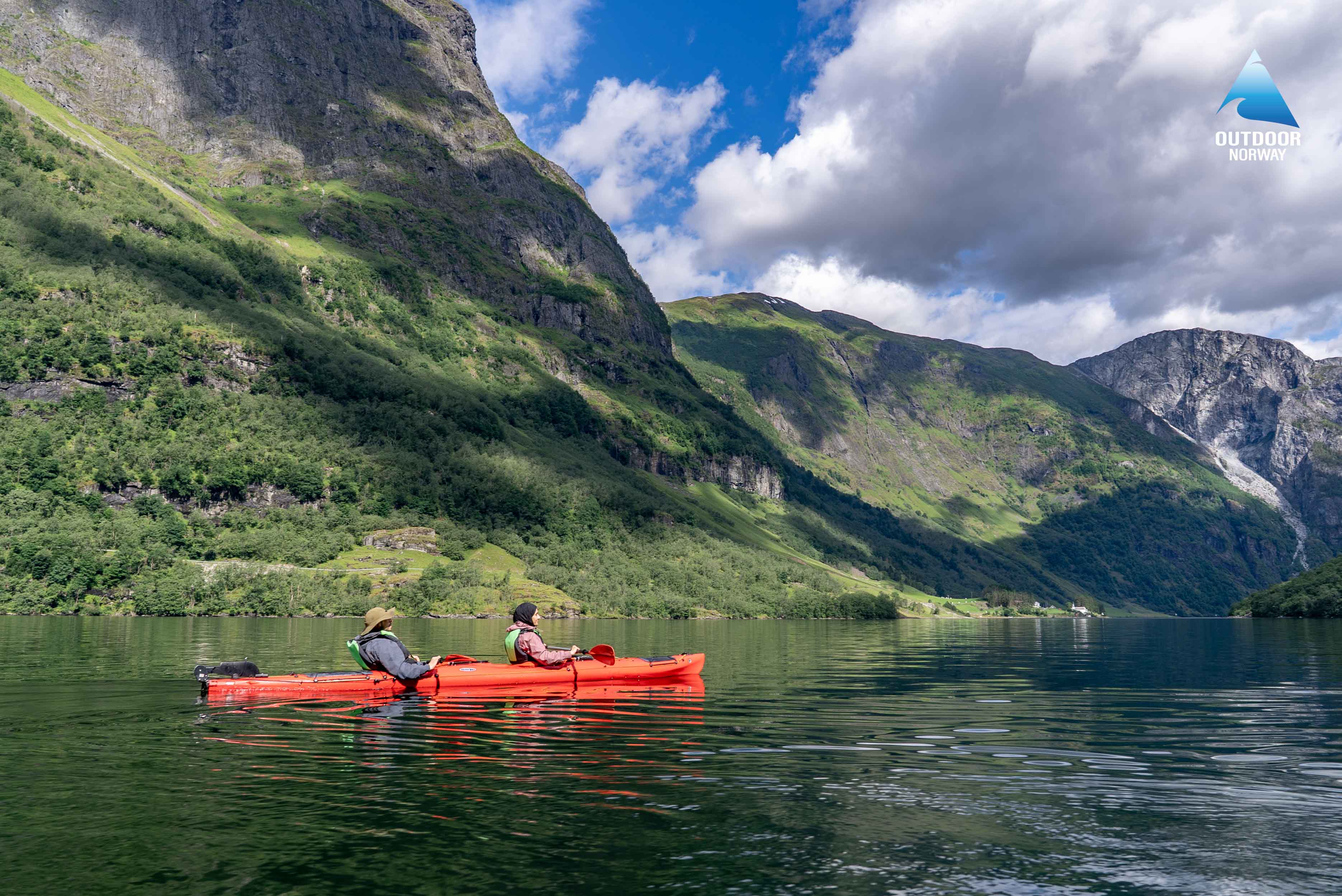 Kajakfahren in den norwegischen Fjorden